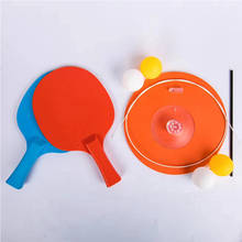 Máquina portátil de treino de tênis de mesa, tênis de mesa, raquete macio, com elasticidade, para crianças e adultos, treinamento de ping-pong, fitness 2024 - compre barato