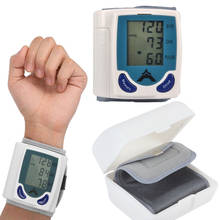 Monitor automático de pressão sanguínea portátil e tridimensional, dispositivo de medição de batimento cardíaco e pulso, máquina de tonômetro 2024 - compre barato