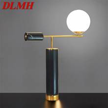DLMH-Lámpara LED de escritorio de mármol G4 para el hogar, luz de mesa de diseño creativo, moderna, decorativa para vestíbulo, sala de estar, dormitorio y Hotel 2024 - compra barato