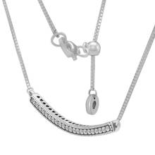 Ожерелье и подвеска в форме сердца из 100% стерлингового серебра 925 пробы, бесплатная доставка 2024 - купить недорого