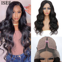 Body Wave Wig 13X4X1 T-Part Lace Front Wig ISEE HAIR Human Hair Wigs For Women Brazilian Body Wave Lace Front Human Hair Wigs 2024 - buy cheap