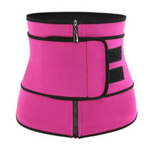 Women Neoprene Zip Waist Trainer Body Shapers Slimming Belt Modeling Strap Band Sexy Bustiers Corsage Corsets Plus Size S-3XL 2024 - buy cheap