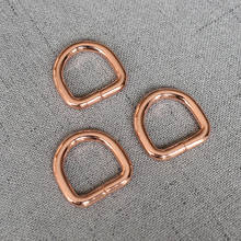 Anillo de Metal D de 15mm para bolsa de montañismo, Collar de perro, correa de perro, accesorios de costura para mochila, 1 unids/lote 2024 - compra barato