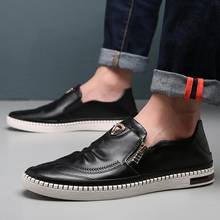 Men's Shoes Leather Classic Fashion Luxury Designer Business Men Loafers Wear-Resistant On Slip Mans Footwear Black Driving Shoe 2024 - buy cheap