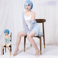 Anime Re:Life in a Different World From Zero Rem Pajamas Cosplay Costumes Women Homewear Female Daily Dress Sexy Pajamas 2024 - buy cheap