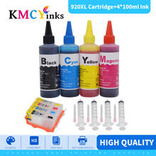 Kmcyinks compatível para hp 932 933 cartucho de tinta recarga kit tinta para hp officejet 6100 6600 6700 7110 7610 7612 7510 7512 impressora 2024 - compre barato
