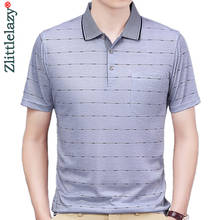 2022 fashion designer brand striped pocket polo shirts for men shirt short sleeve tops tee shirt summer luxury men clothing 4189 2024 - buy cheap