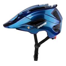 Велосипедный шлем BATFOX для женщин и мужчин, легкий, с большим козырьком, для горных и дорожных велосипедов, безопасность для занятий спортом на открытом воздухе 2024 - купить недорого