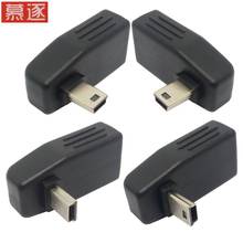 Mini USB 5Pin Male to USB Female 90 degree Angle Converter Connector data Sync OTG Adapter for Car MP3 MP4 Tablets Phones U-Di 2024 - buy cheap