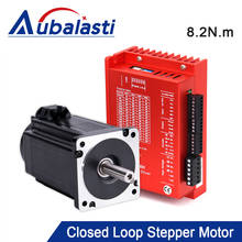 Aubalasti YAKO Nema34 8.2N.m 6A Closed Loop Stepper Motor Driver Kits Shaft Dia.14mm 2Phase with 3M Cable YK286EC118A1+ESD2608H 2024 - buy cheap