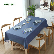 ZHUO MO Nordic Tablecloth Waterproof Plaid Party PVC Table Cover Wedding decor Home Decoration Dining Rectangular tablecloth 2024 - buy cheap