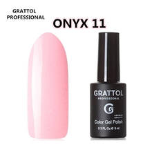 GRATTOL-esmalte profesional para uñas, Gel semipermanente ONYX 11, Base y capa superior, UV, LED, Nail Art Gellak 2024 - compra barato