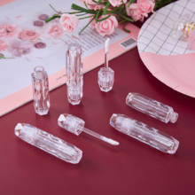 10/30/50/100pcs 4ml Diamond Shaped Whole Clear Lip Gloss  Tube  Plastic Empty Tube Lip Gloss Tube Cosmetic Packaging Container 2024 - buy cheap