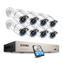 ZOSI 8CH 2MP CCTV Security Video Surveillance Camera System 8CH 5MP lite DVR 8pcs IR Night vision Camera Kit for Outdoor Home 2024 - buy cheap