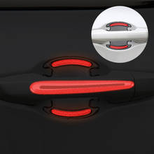 LEEPEE Car Door Safety Sticker Door Warning Tape Reflective Strip Decoration Car Stickers Carbon Fiber Anti-scratch Car-styling 2024 - buy cheap