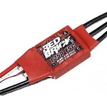 Controlador de velocidade eletrônico do esc sem escova, tijolo vermelho 50a/70a/80a/100a/125a/200a 2024 - compre barato