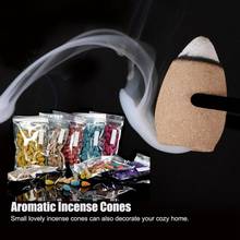 NEW 50PCS Mixed Incense Cone With Tray Fragrance Scent Tower Incense Mixed Scent Aromatherapy Fresh Air Aroma Spice Home Decor 2024 - buy cheap