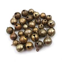 10x 10/12/14cm Bronze Metal Jingle Bells Loose Beads Festival Party Decoration Christmas Tree Decorations DIY Crafts Accessories 2024 - buy cheap