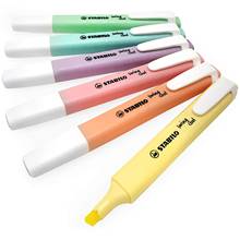 Rotuladores Stabilo Swing Cool para iluminador de colores Pastel, paquete de 6 colores surtidos, suministros para oficina y escuela, 1-4mm 2024 - compra barato