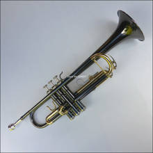 Instrumentos musicales profesionales de níquel oscuro, Bb trompeta de alta calidad, con funda, accesorios, envío gratis 2024 - compra barato