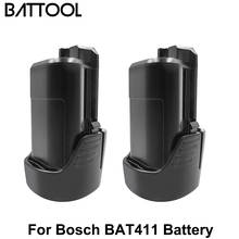 2 Peça especial 3000mAh 10.8V-BAT411 12V Li-ion Recarregável Bateria Para BOSCH BAT412A BAT413A D-70745GOP 2607336013 PS20-2 PS40 2024 - compre barato