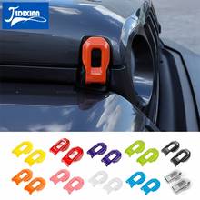 JIDIXIAN Car Hood Latch Lock Catch Decoration Cover Accessories for Jeep Wrangler JL Gladiator JT 2018 2019 2020 2021 2024 - buy cheap