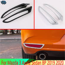 For Mazda 3 Axela Sedan BP 2019 2020 Car Accessories Rear Reflector Fog Light Lamp Cover Trim Bezel Frame Styling Garnish 2024 - buy cheap