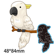 Cutting Dies Parrot DIY Scrap Booking Photo Album Embossing Paper Cards 48*84mm 2024 - buy cheap