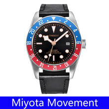 Corgeut 41MM Mens luxury sport Sapphire Glass Sterile White Dial PVD Mechanical watch Miyota Automatic Movement blue red bezel 2024 - buy cheap