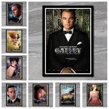 Perfect JL Leonardo DiCaprio the Great Gatsby Painting Wall Art Pictures Unframe Classic Movie Poster Wall Stickers 2024 - buy cheap