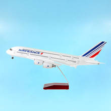 1/161 50.5CM Aviation Airbus A380 Air France Airline Model W Plane Adult Gift Collection Display Souvenir W Standable Airplane 2024 - buy cheap