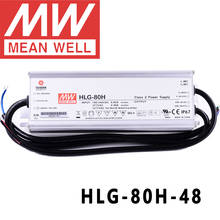Mean well partes originais da rua/high-bay/estufa/estacionamento meanwell 80w voltagem constante condutor de corrente constante 2024 - compre barato