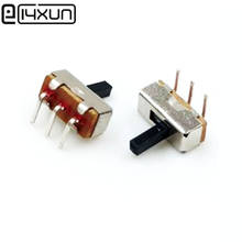 EClyxun 20pcs SS12D03 On / Off Toggle Power Amplifier 1P2T Horizontal Block 2Pin Bend Slide Power Switch 2024 - buy cheap