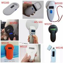 ISO11785_84 FDX/B Pet microchip Scanner Animal RFID Tag Reader dog reader Low Frequency Handheld RFID Reader with Animal Chip 2024 - buy cheap