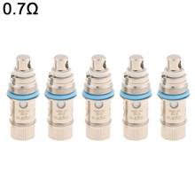 5 Pcs/Box Replacement Atomizer Coil Heads BVC Coils 0.4ohm 0.7ohm for Aspire Nautilus 2s Tank Vaporizer Atomizers 2024 - buy cheap