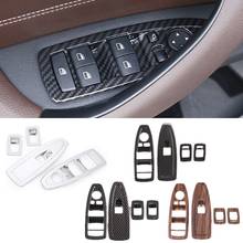 4pcs Car Window Glass Lifting Buttons Frame Inner Armrest Cover Trim Decorative For BMW X1 F48 X2 F47 2016-2020 Auto Accessories 2024 - buy cheap