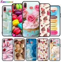 Dessert Ice Cream Cake For Samsung Galaxy A9 A8 Star A750 A7 A6 A5 A3 Plus 2018 2017 2016 Bright Black Phone Case 2024 - buy cheap