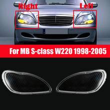 for Mercedes-Benz S-Class W220 1998-2005 Car Headlight Cover Clear Lens Headlamp Lampshade Shell 2024 - buy cheap