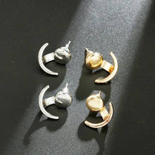 New Trendy Crescent Shape Earrings Women's Earrings Fashion Metal Cute Earrings Accessories Party Jewelry 2024 - buy cheap