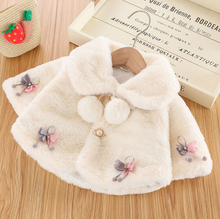 Baby Girls kids Winter Button Cardigan Jacket Toddler Windbreaker Warm Cloak Cardigan Bowknot Coat  Snow Wear Clothes 2024 - buy cheap
