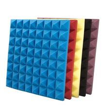 4Pcs Foam Studio Acoustic Soundproof Foam Pyramid Sound Absorption Treatment Panel Tile Wedge Protective Sponge50cm*50cm*5cm 2024 - buy cheap