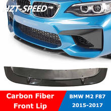 F87 ST Style Carbon Fiber Front Bumper Lip Diffuser Shovel For BMW 2 Series M2 F87 Coupe Car Modify 2015-2017 2024 - buy cheap