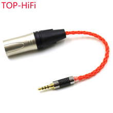 TOP-HiFi UPOCC-Single-Crystal Silver 3.5mm TRRS Balanced Male to 4pin XLR  Male Audio Adapter Cable 3.5 to XLR Balance 2024 - buy cheap