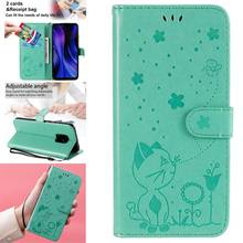 Capa de celular dobrável de couro, capa para estojo redmi note 6 xiaomi note 6 pro 7s 10x 5g 5 10 7 4x 4g, capas transparentes 2024 - compre barato