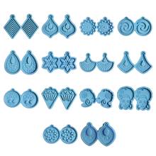 Earrings Epoxy Resin Mold Keychain Pendant Silicone Mould DIY Crafts Jewelry Necklace Ear Studs Casting Mold Dried Flower Molds 2024 - buy cheap