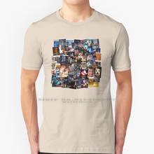 Camiseta con pósteres de películas de los años 1980, 100% algodón puro, 80s, 1980s, 1980, 1981, 1982, 1983, 1984, 1985, 1986, 1987, películas, estrellas 2024 - compra barato
