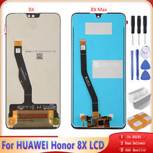 Tela lcd original para huawei honor 8x, módulo de exibição para huawei honor 8x max, tela lcd sensível ao toque 2024 - compre barato