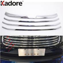 Car Accessories For Toyota Highlander 2014 2015 ABS Chrome Front Center Grill Grille Moulding Cover Protector Racing Grills Trim 2024 - buy cheap