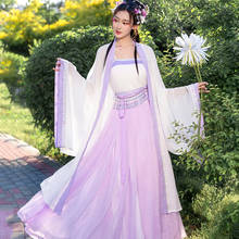 2021 Women Hanfu Dress Traditional Chinese Style Hanfu Princess Dress Ancient Folk Tang Suit Fairy Performance Clothes SL4627 2024 - buy cheap