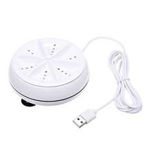 Mini lavadora Personal giratoria 3 en 1, lavadora ajustable con Cable USB, conveniente para viajes, hogar, viaje de negocios 2024 - compra barato